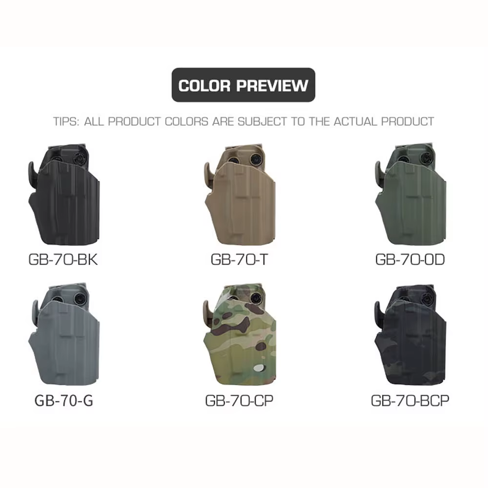 Funda táctica de extracción rápida para pistola airsoft, universal - imagen 4