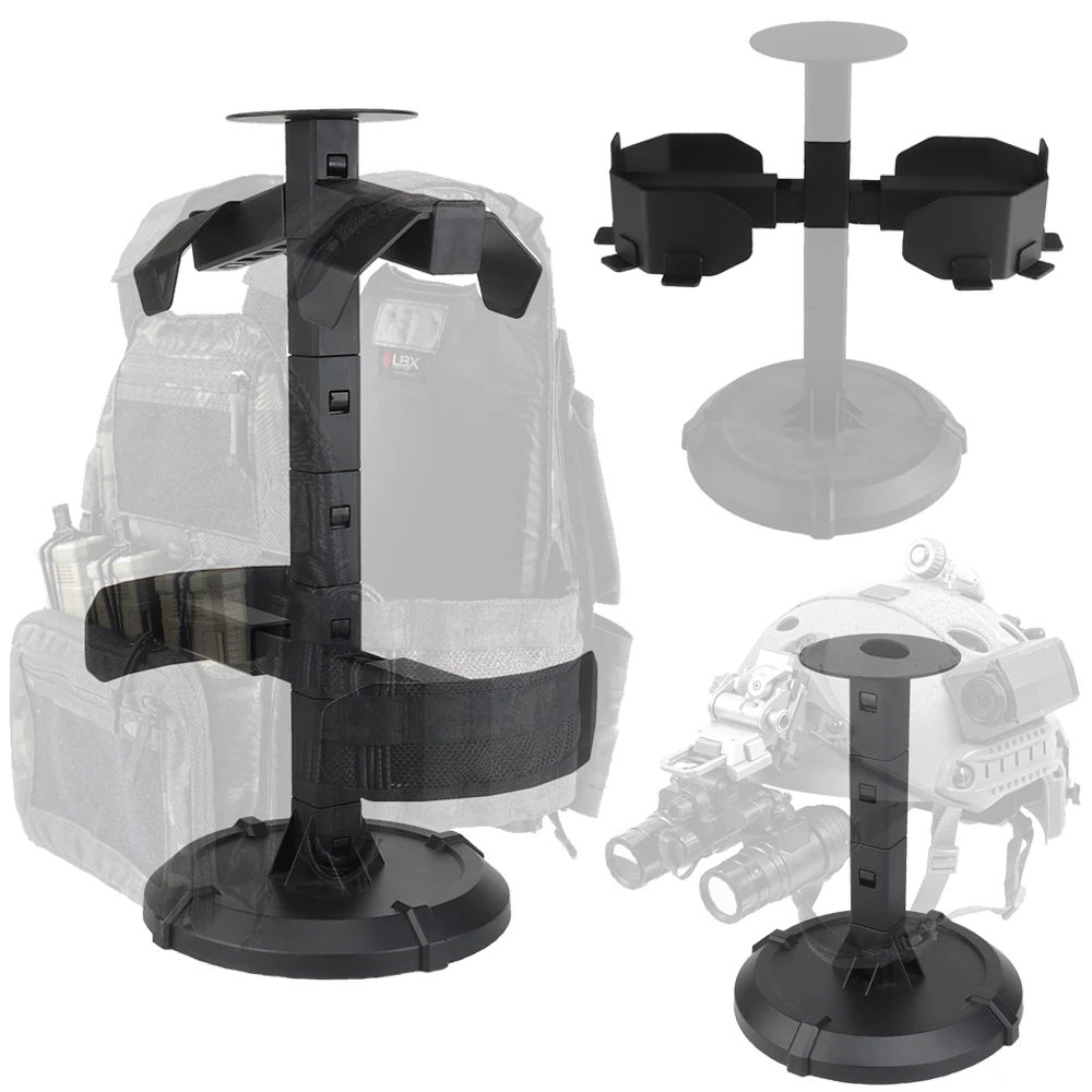 Soporte portaplacas táctico ajustable para chaleco airsoft - imagen 3