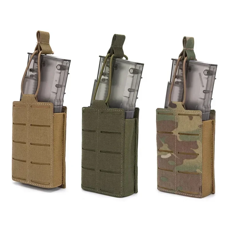 Portacargador táctico MOLLE abierto para M4/M16, 5,56 mm