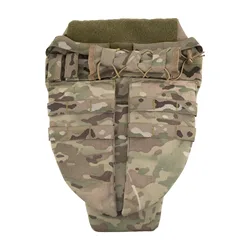 ARS Chaleco táctico MOLLE con protección cruzada y bolsa ventral