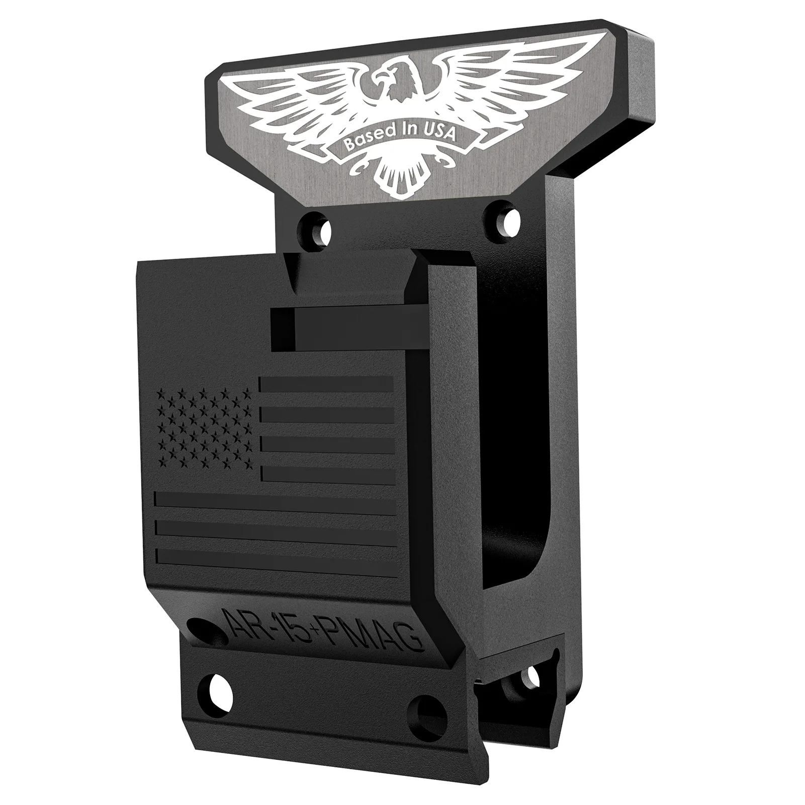 Soporte mural táctico rifle AR-15 – compatibilidad PMAG - imagen 5
