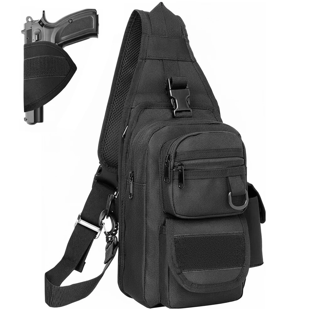 Bolsa táctica para pistola – Bandolera de transporte oculto EDC - imagen 3