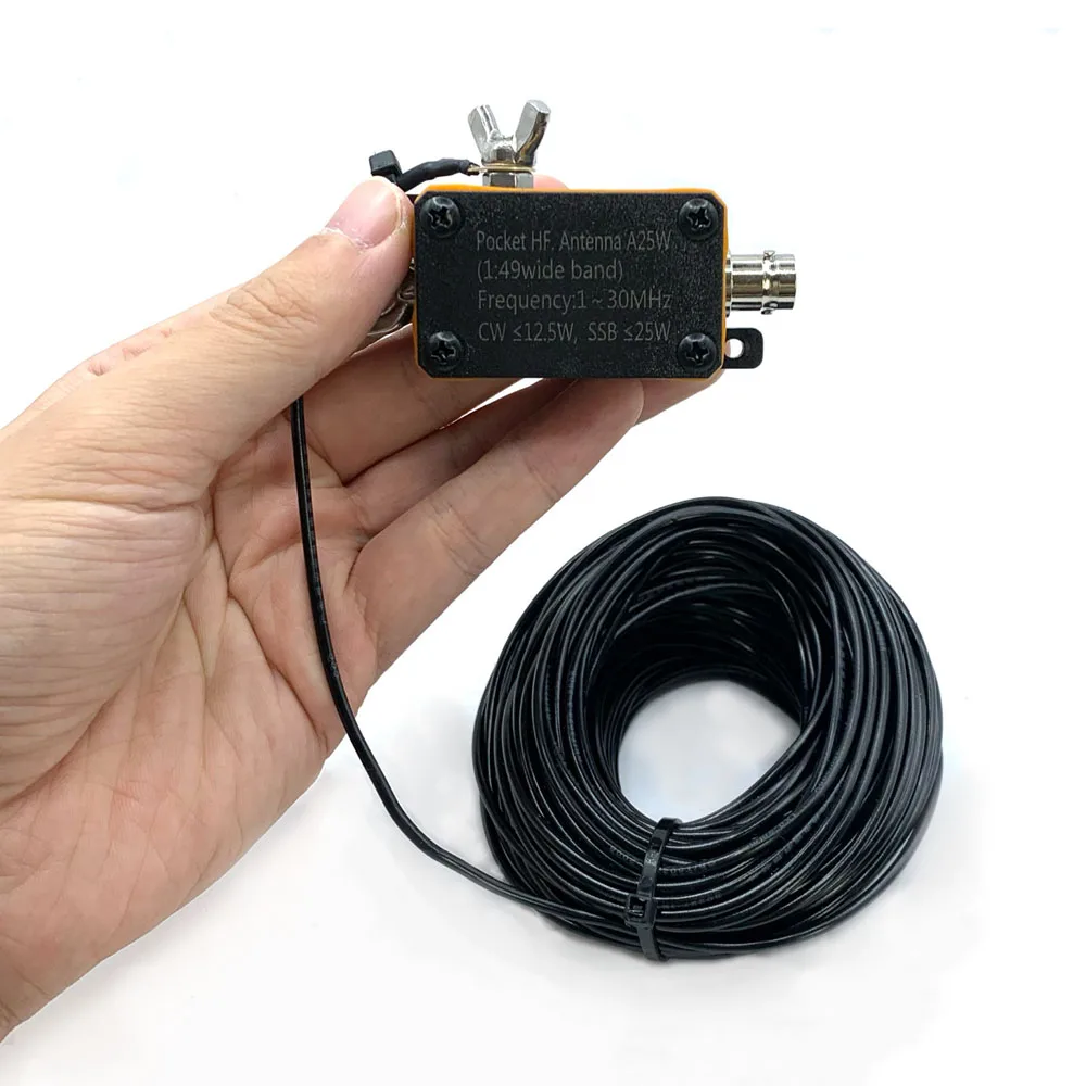 Antena HF de bolsillo A25 con bolsa