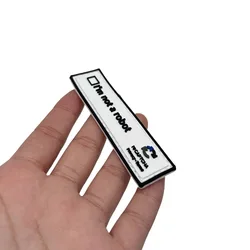 Parche táctico moral militar PVC y goma suave con gancho y bucle