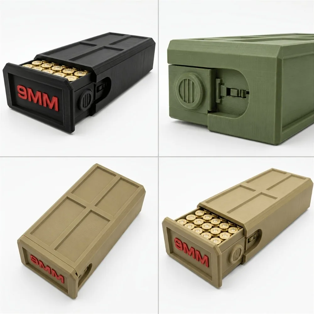 Organización práctica para 9 mm