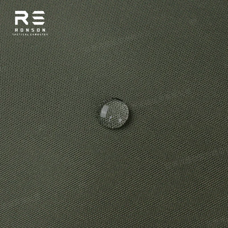 Tela Cordura nailon verde oscuro PU impermeable para uso táctico - imagen 5
