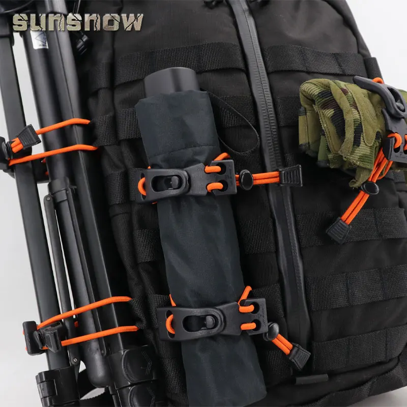 Hebilla MOLLE táctica de sujeción para linterna y equipo outdoor - imagen 2