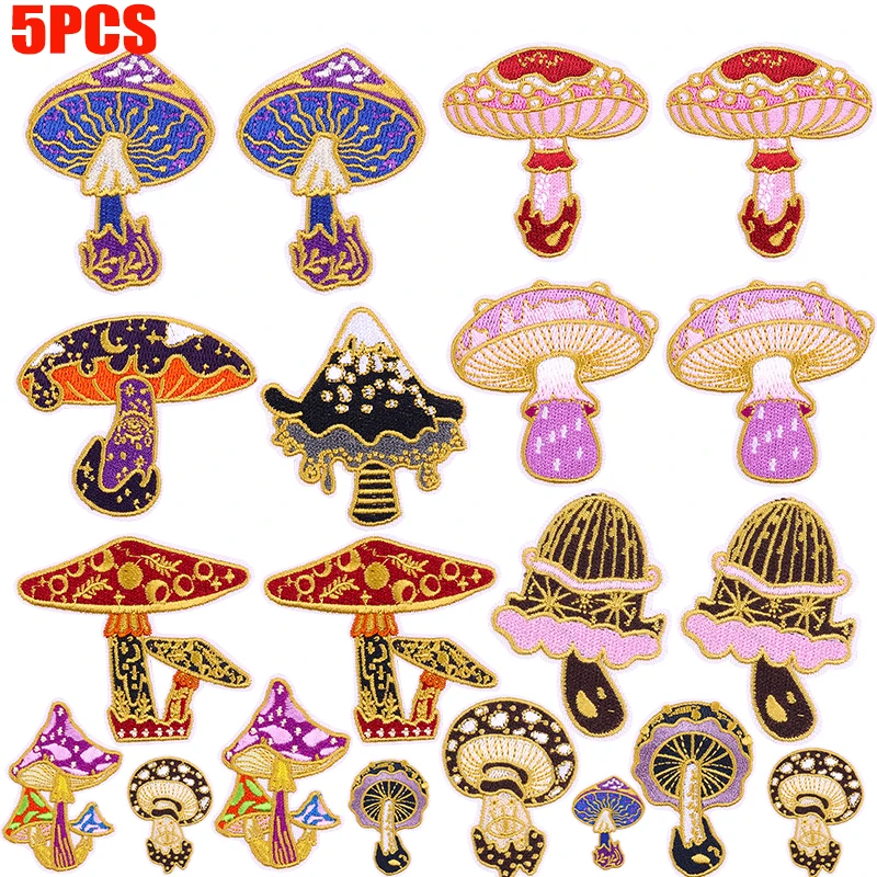 Parches bordados de setas en tela