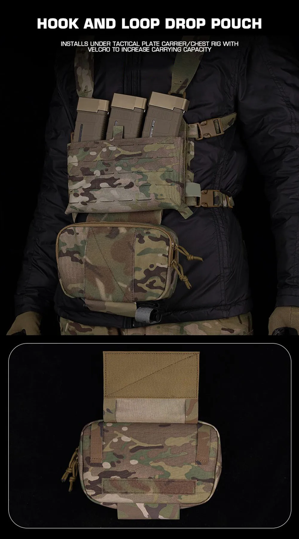 Colores disponibles: multicam y negro