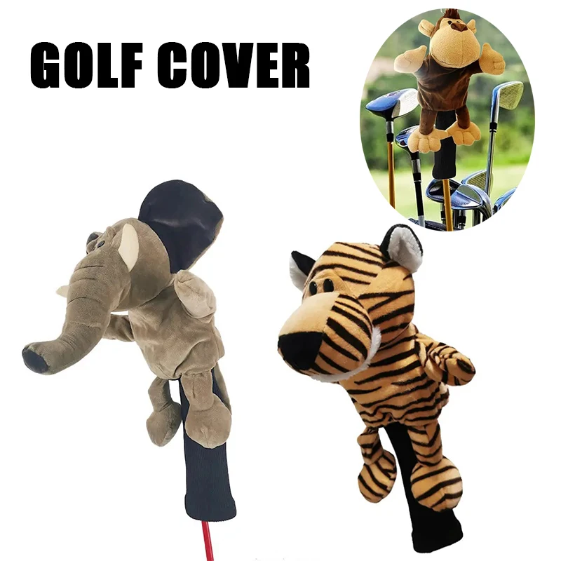 Funda para palos de golf peluche protector diseño animal