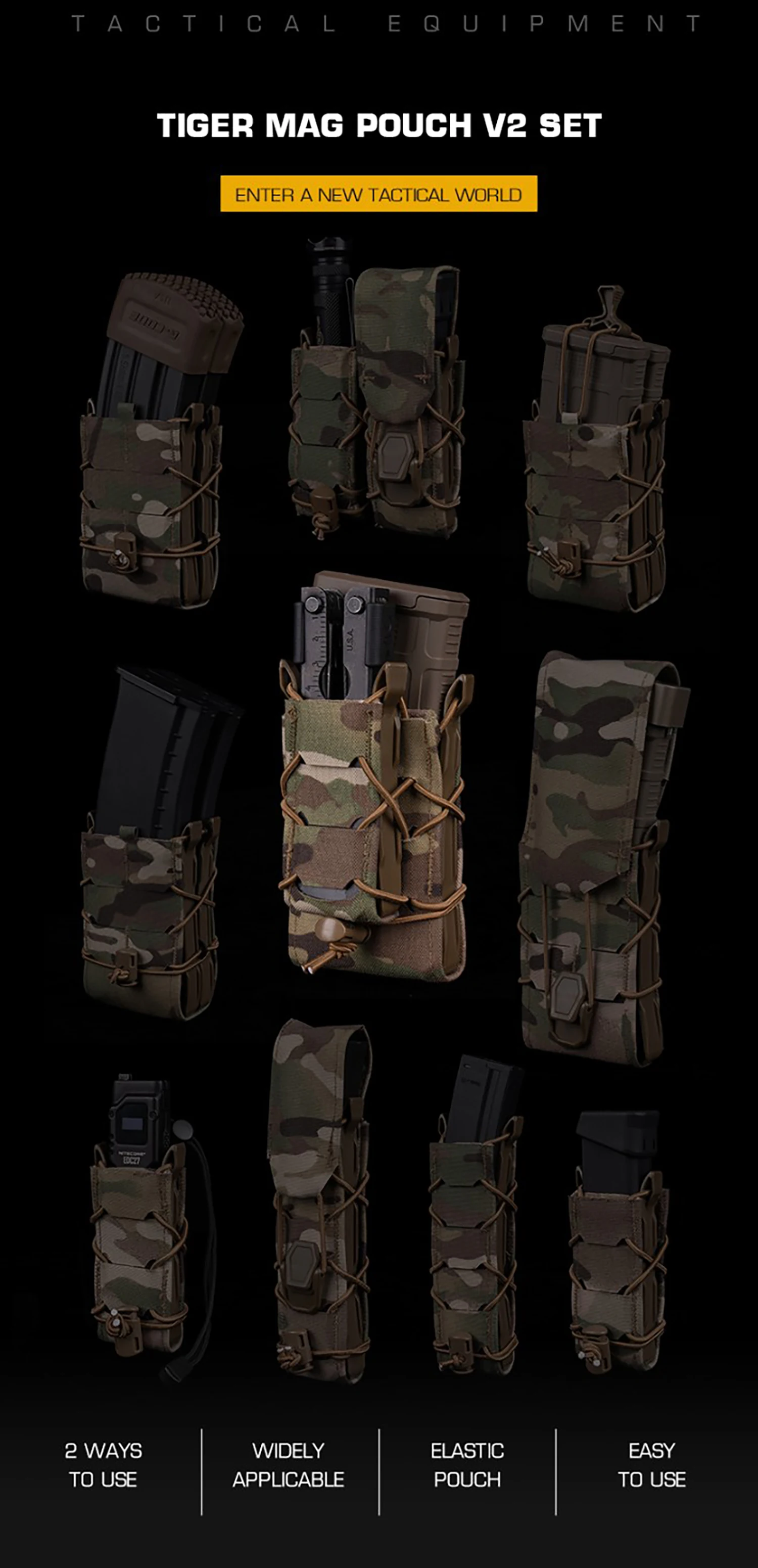 Vista del conjunto y diseño MOLLE