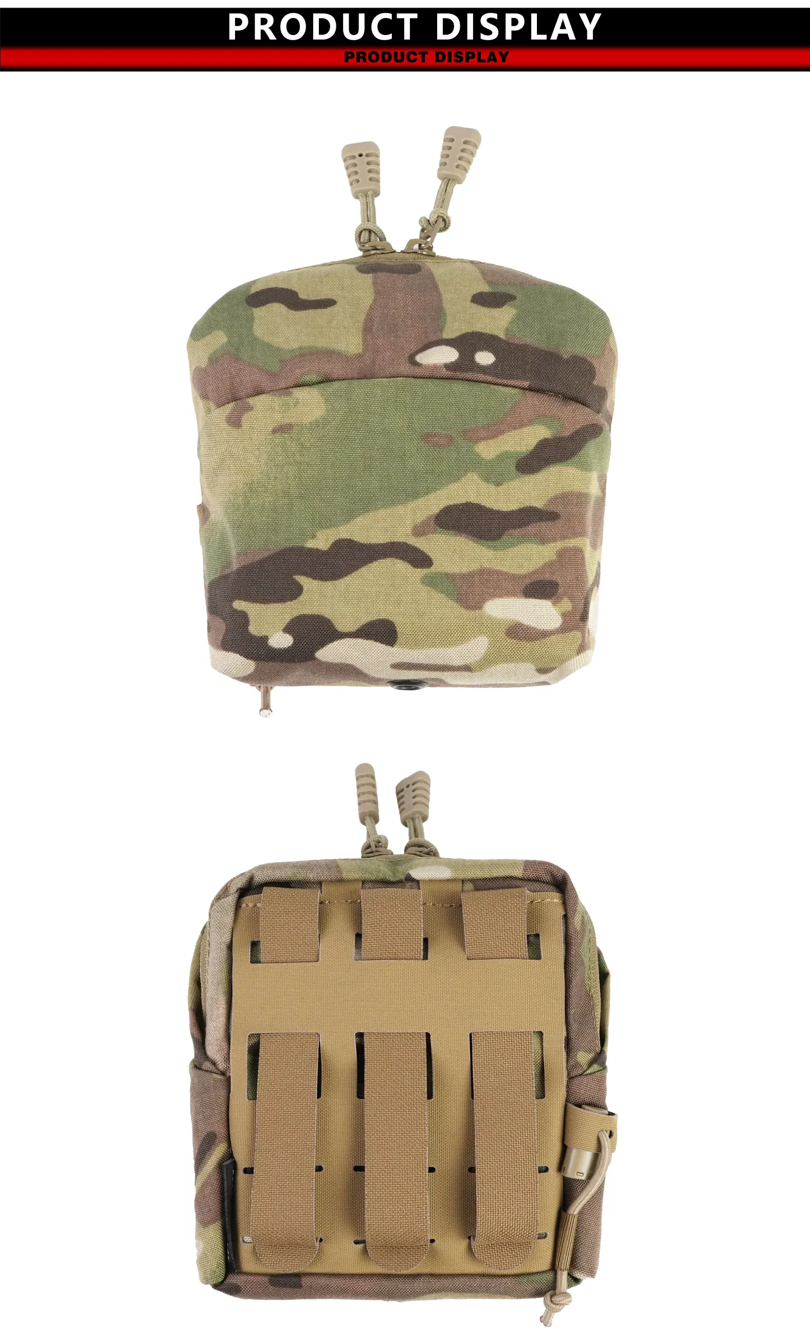 Accesorios MOLLE para fijación a chaleco o cinturón