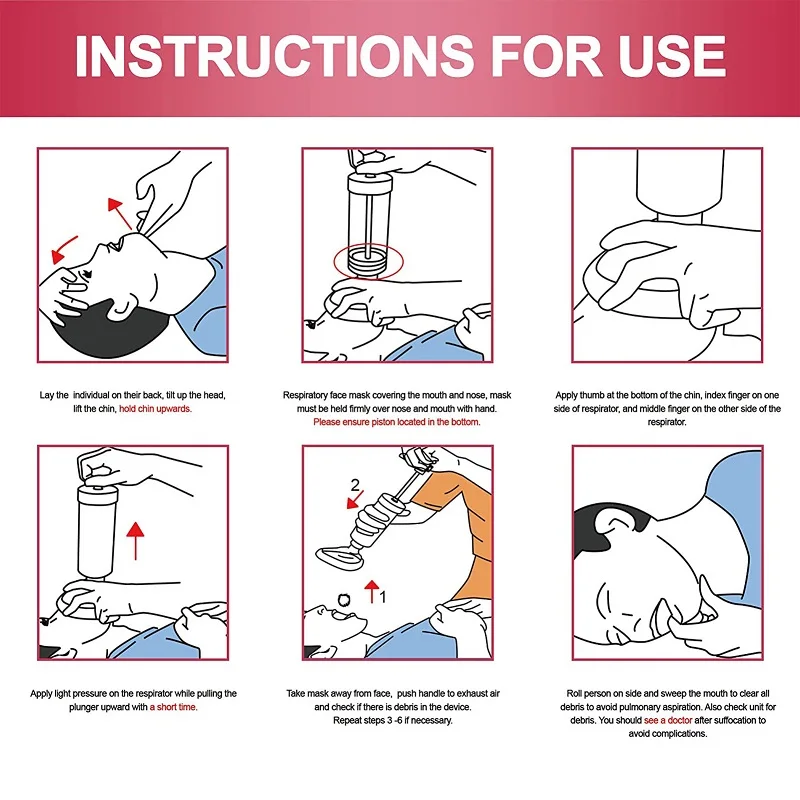 Kit primeros auxilios táctico VAC antiasfixia salvavidas - imagen 5
