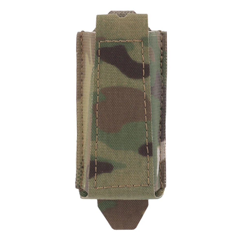Funda porta cargadores MOLLE desenganche rápido pistola con linterna - imagen 2