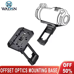 WADSN Base montura óptica 45° Picatinny lateral caza