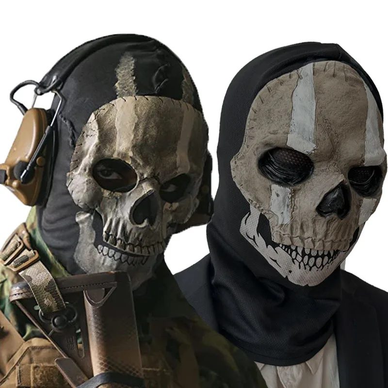 Máscara calavera látex unisex ideal para cosplay Halloween - imagen 3