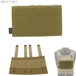 Panel adaptador MOLLE nailon con gancho y bucle para parches