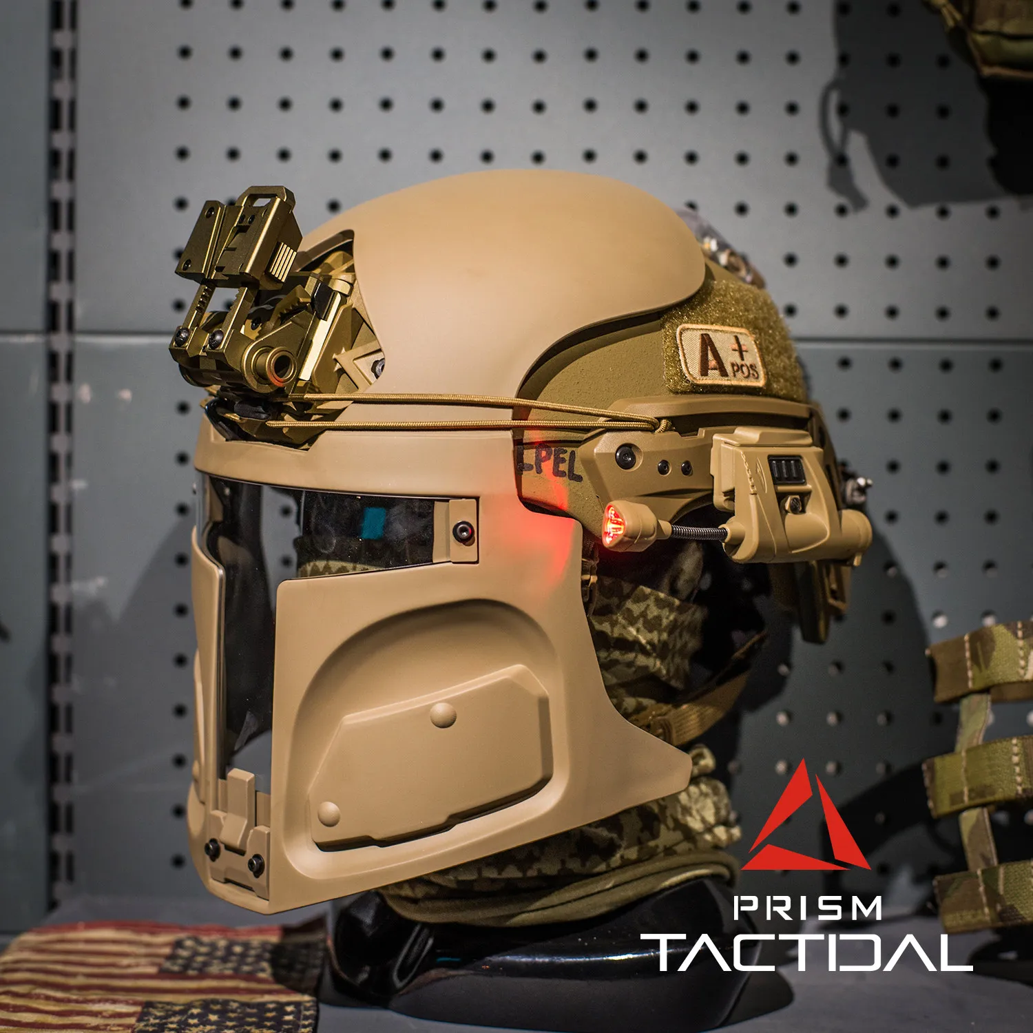 Ops-Core Máscara facial táctica completa para casco FAST MICH - imagen 4