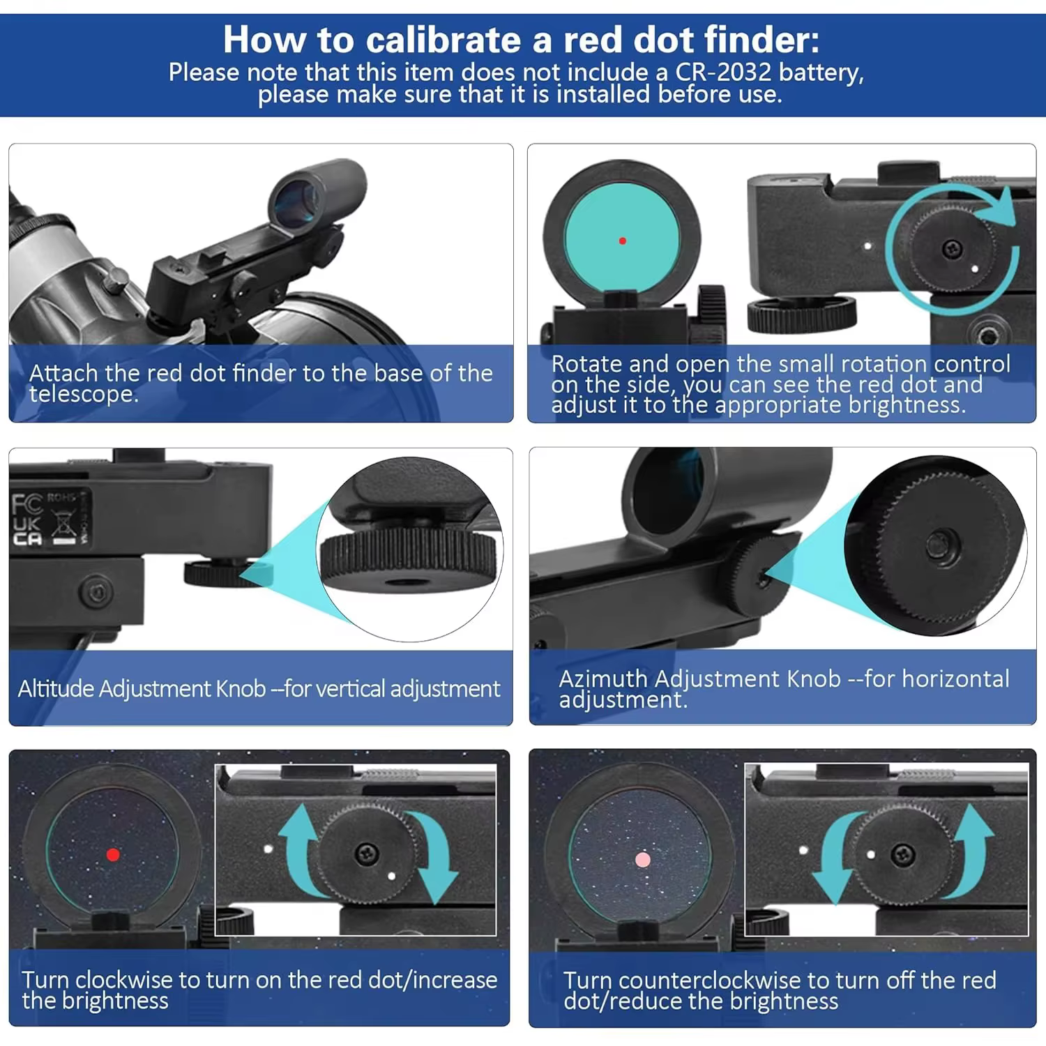 Celestron Starpointer Visor punto rojo para telescopio astronómico - imagen 5