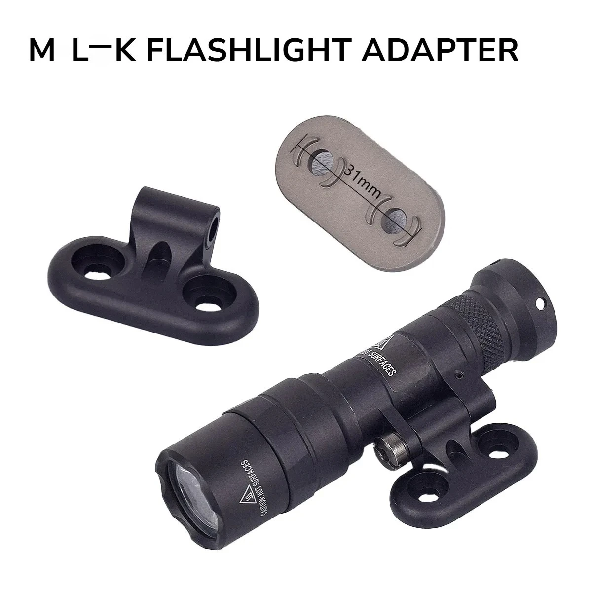 Linterna táctica Surefire M640DF con riel Picatinny y montaje - imagen 5