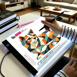 Tablero dibujo LED A4 regulable – Pizarra luminosa infantil
