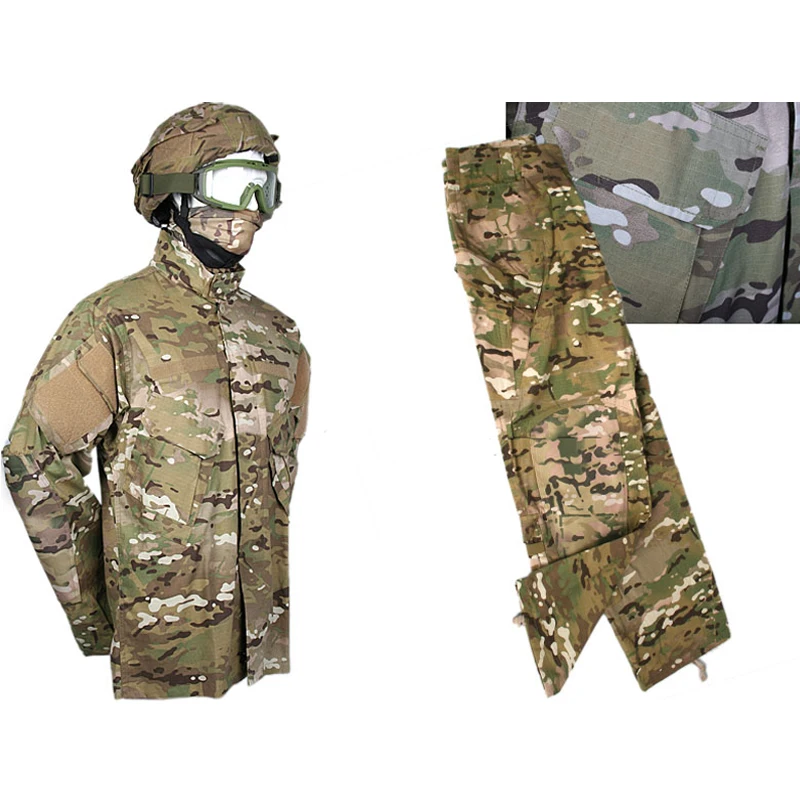 Vista frontal del Traje táctico R6 BDU