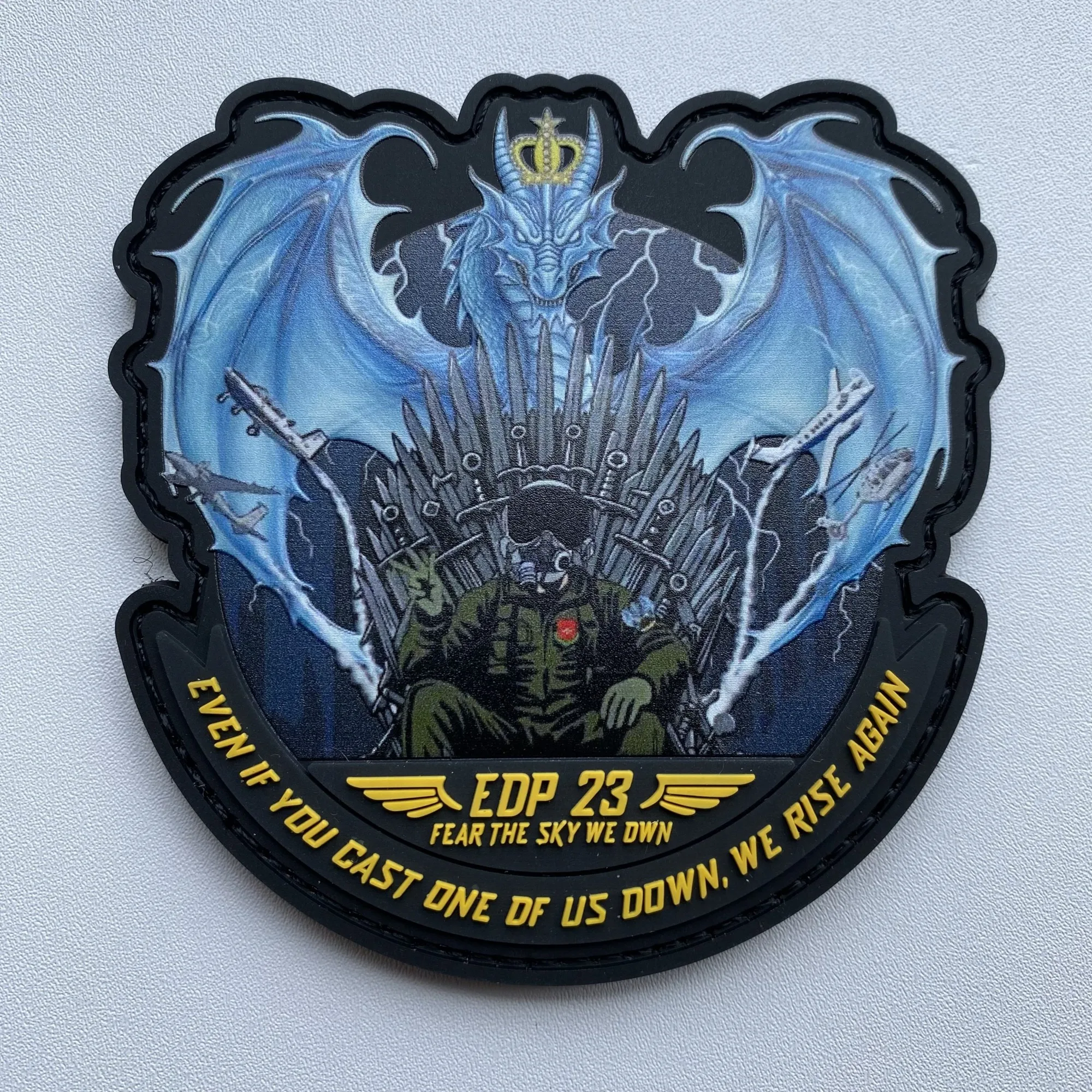 Parche táctico PVC 3D goma militar impermeable para accesorios - imagen 4