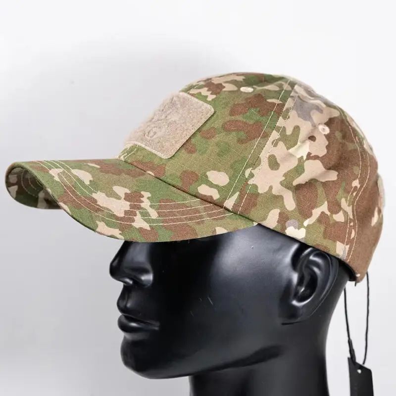 Gorra camuflaje T-Block exterior, vista frontal