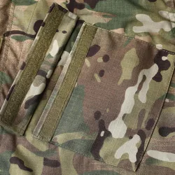 Uniforme táctico camuflaje woodland ripstop para combate