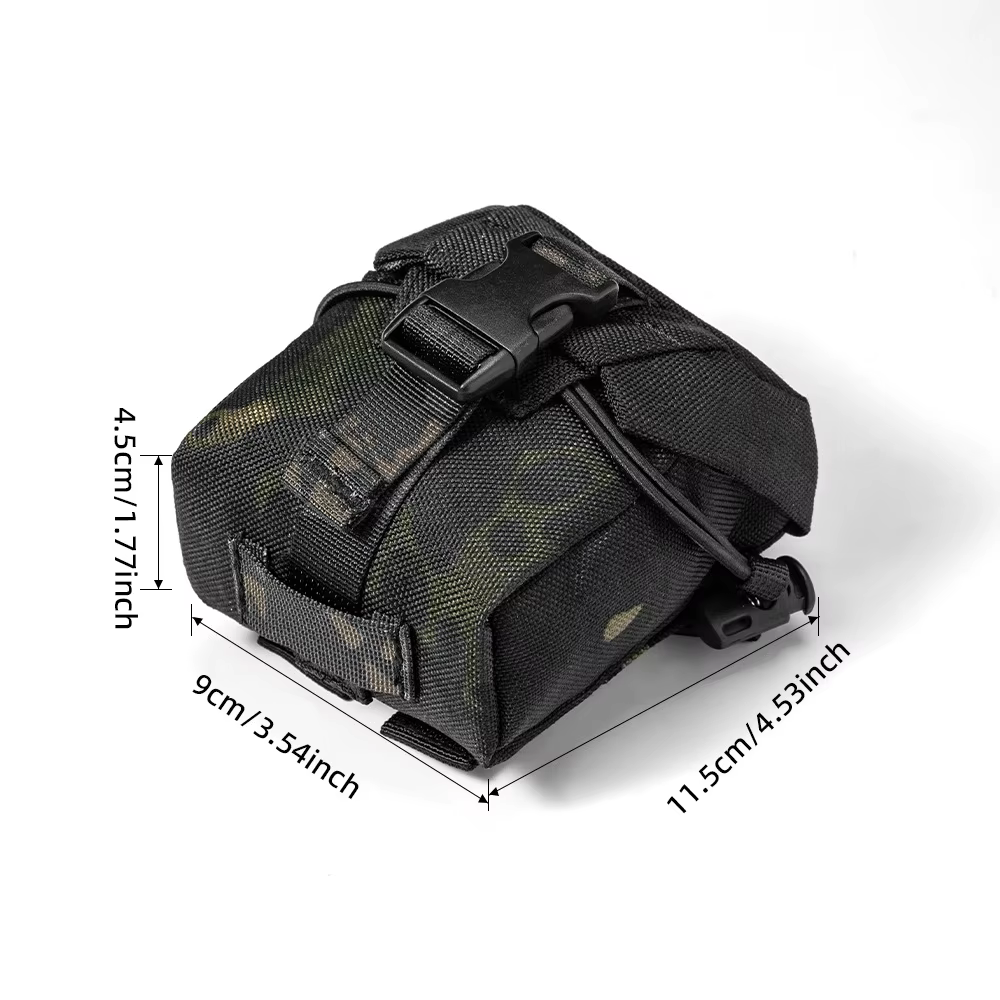 Bolsa táctica MOLLE camuflaje multifuncional para granadas Oxford - imagen 4