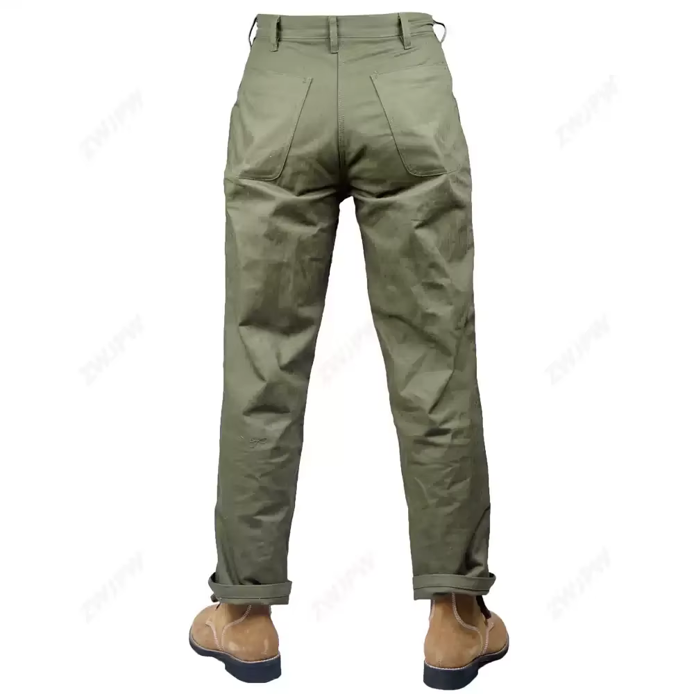 Pantalones cargo verde militar inspirados en la Segunda Guerra Mundial - imagen 4