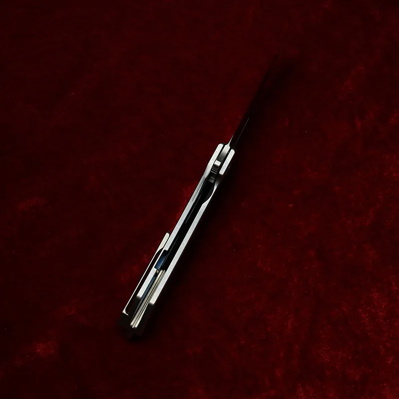 LEMIFSHE Rosie V3 cuchillo plegable EDC M390, titanio - imagen 5