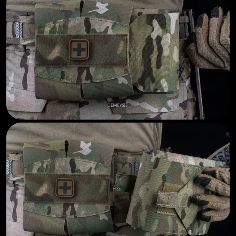 Bolsa IFAK MOLLE de primeros auxilios táctica para cinturón - imagen 3
