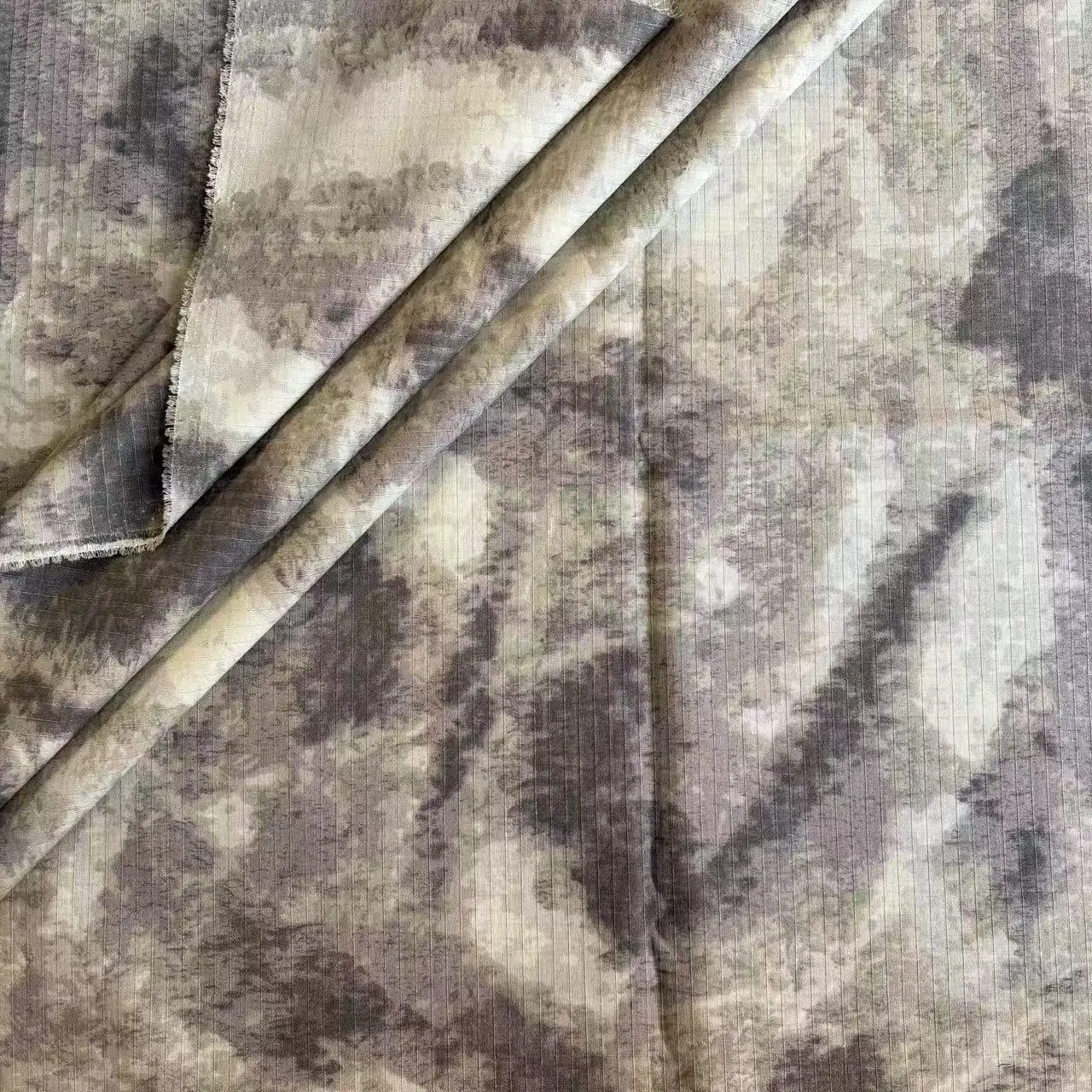 Tela de camuflaje A-TACS FG verde y gris para ropa táctica - imagen 4
