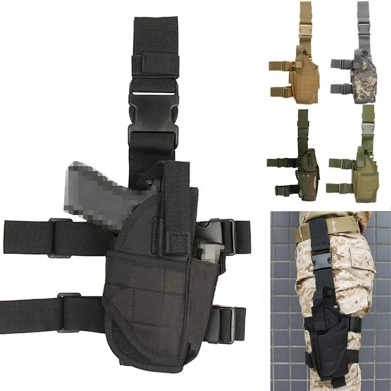 Funda táctica universal de nailon para airsoft en pierna - imagen 2