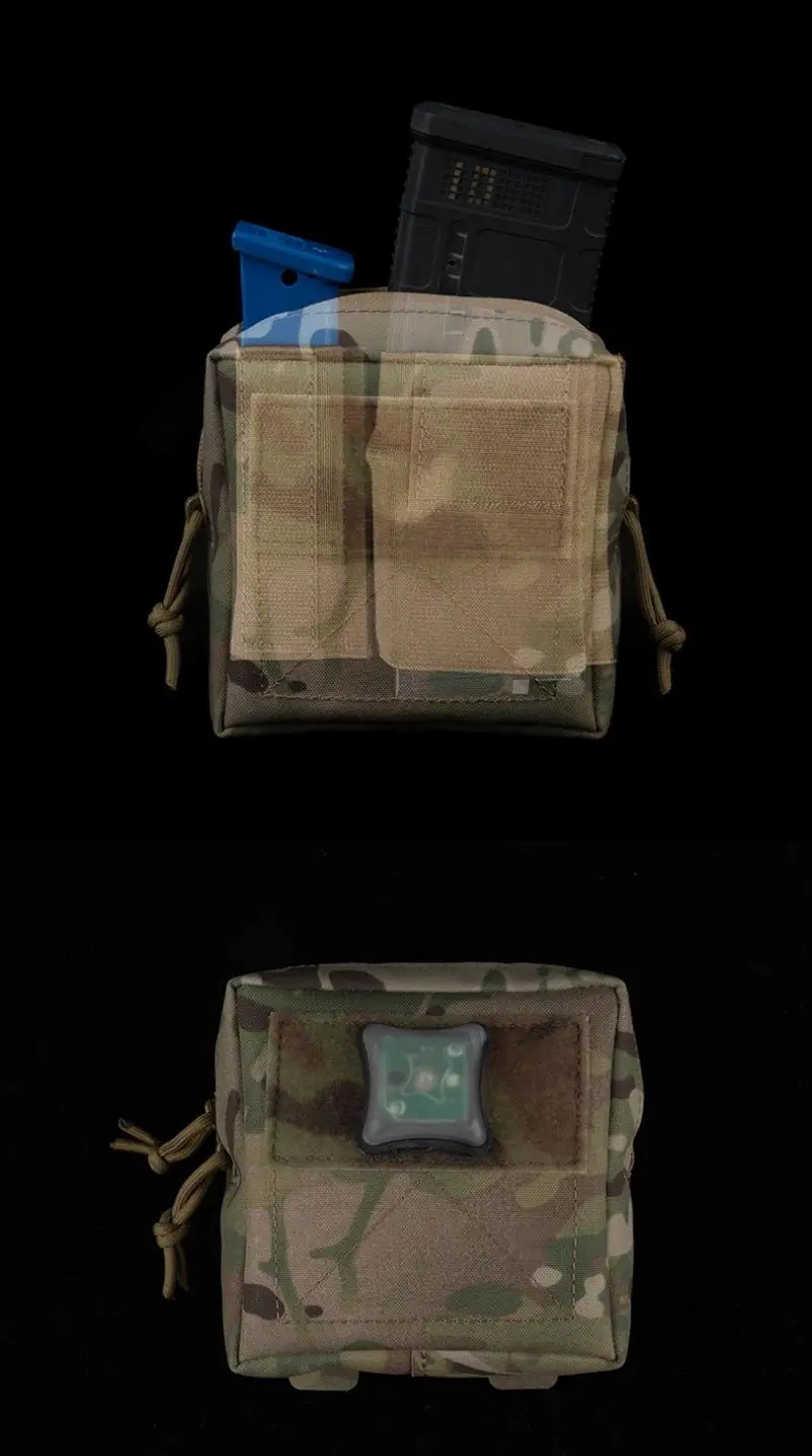Bolsa en uso con equipo de primeros auxilios organizado en su interior