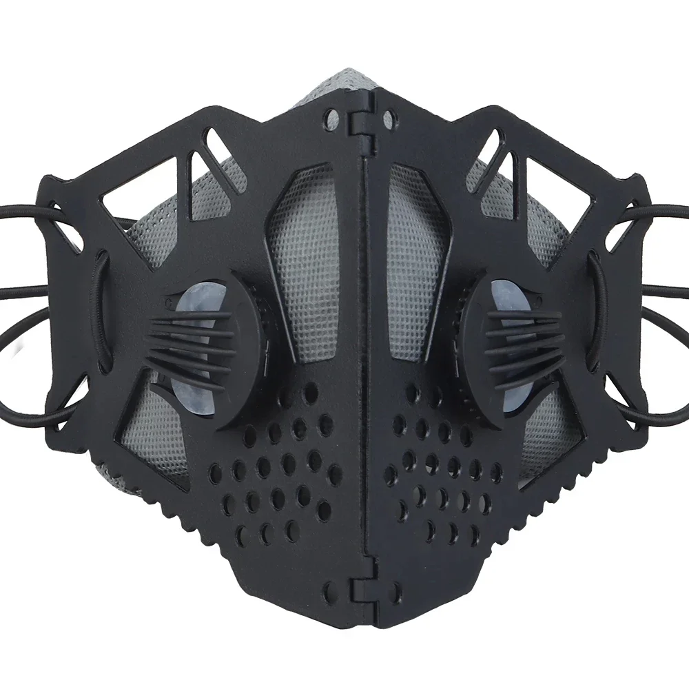 Máscara táctica airsoft media cara con filtro reemplazable