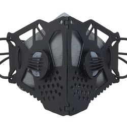 Máscara táctica airsoft media cara con filtro reemplazable