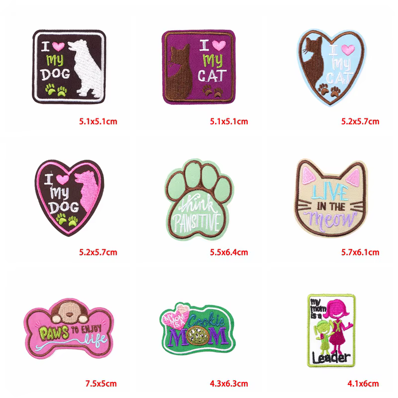 Parche bordado termoadhesivo gato – Infantil para coser o planchar - imagen 4