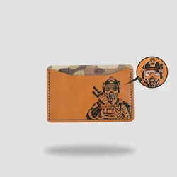 Funda táctica para tarjetas de identificación y crédito