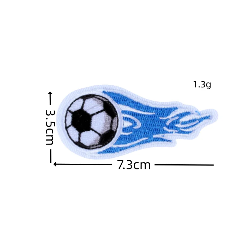 Parches bordados fútbol temáticos, termoadhesivos para ropa deportiva - imagen 3