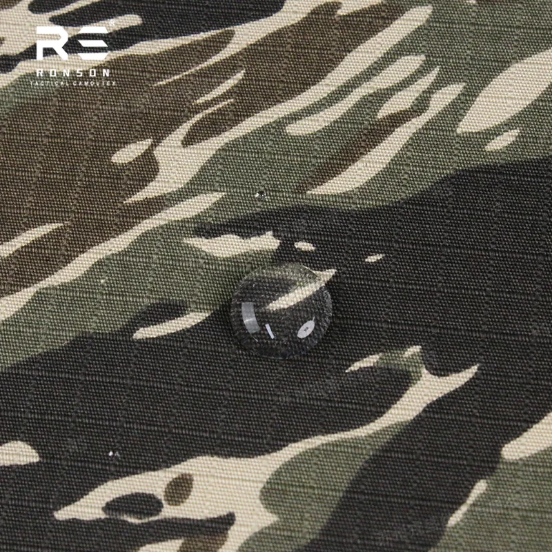 Tiger Stripe camuflaje negro ripstop duradera para táctico aire libre - imagen 2