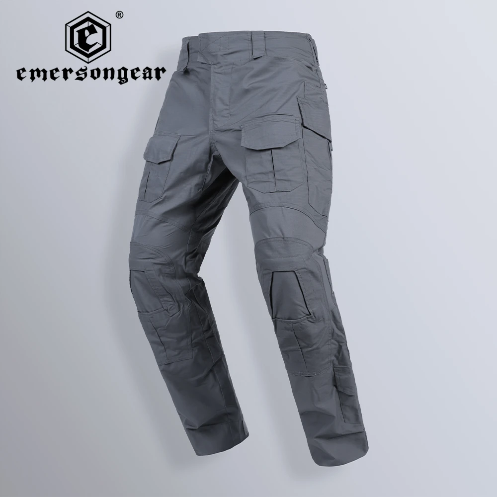 EMERSONGEAR G3 Pantalones tácticos con rodilleras Multi-camo verde - imagen 3
