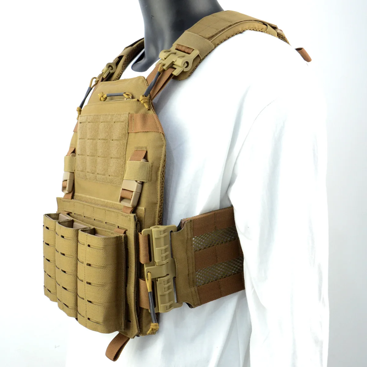 Chaleco táctico MOLLE modular con liberación rápida - imagen 3