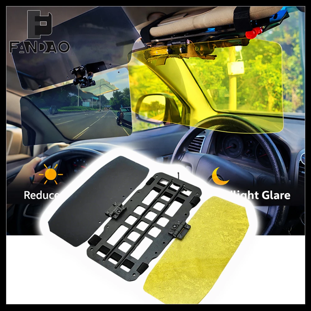 Parasol táctico para coche plegable Molle antideslumbrante - imagen 5
