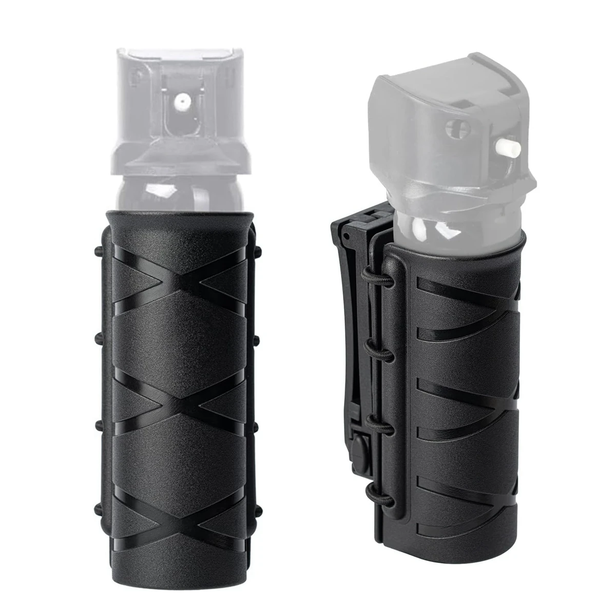 Funda táctica spray pimienta MK3 MK4 para cinturón y chaleco MOLLE