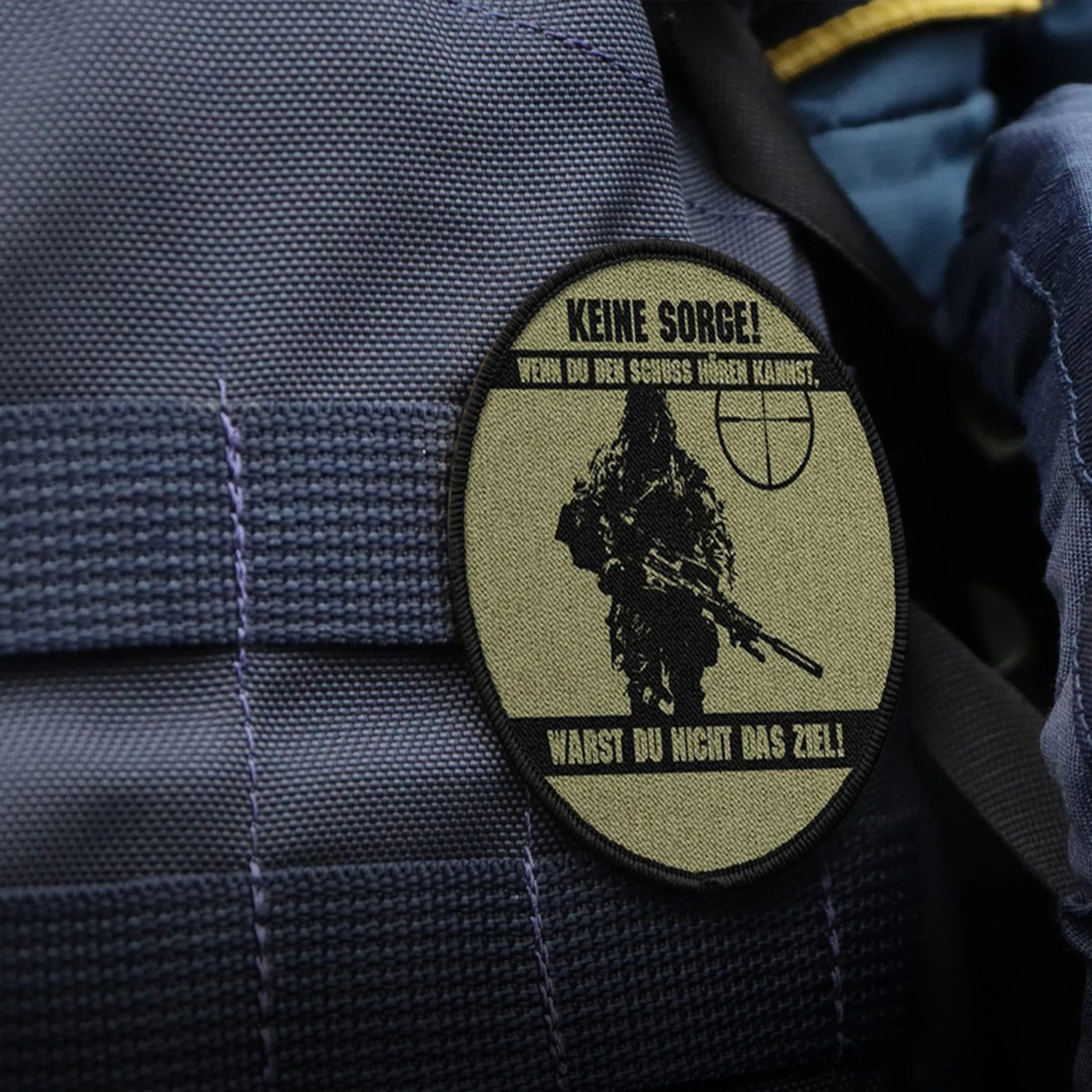 Parche táctico gancho y bucle Bundeswehr francotirador insignia moral - imagen 5