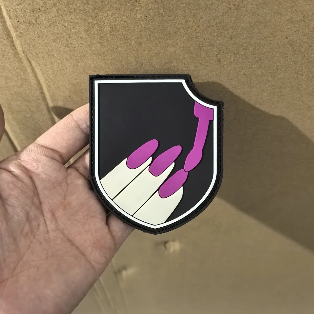Parche de PVC personalizado para equipamiento táctico