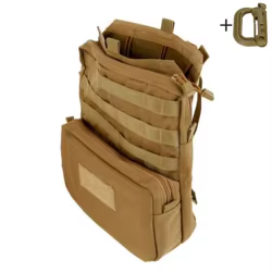 Bolsa de hidratación MOLLE con compartimentos y gran capacidad