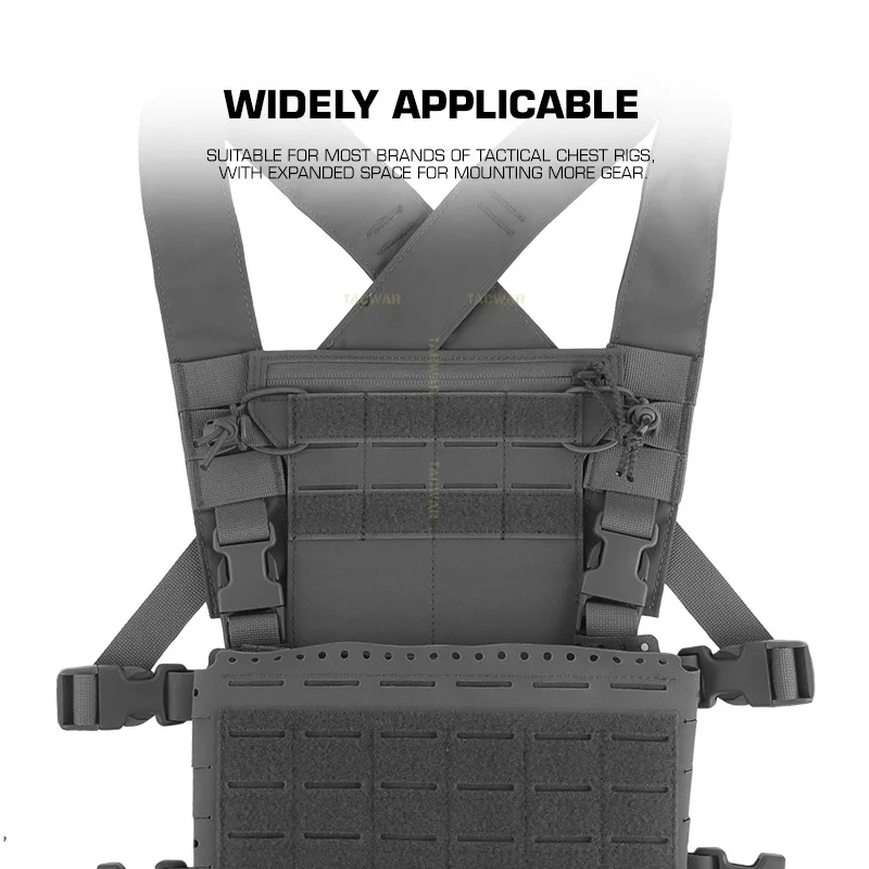 D3CRM Arnés táctico con panel frontal de velcro para airsoft - imagen 2